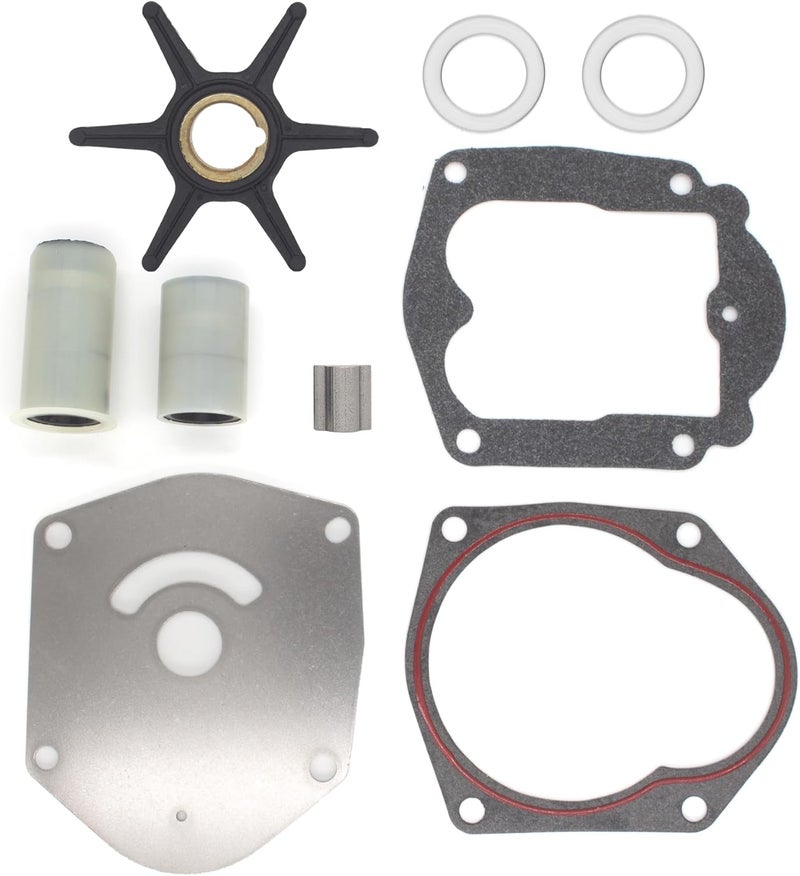 QUICKMARINER QuickMarine 821354A2 Water Pump Impeller Repair Kit for Mercury Marine 25-50 HP Outboard Motors Replacement 46-821354A2 Sierra 18-4531 Boat Engine - Image 5